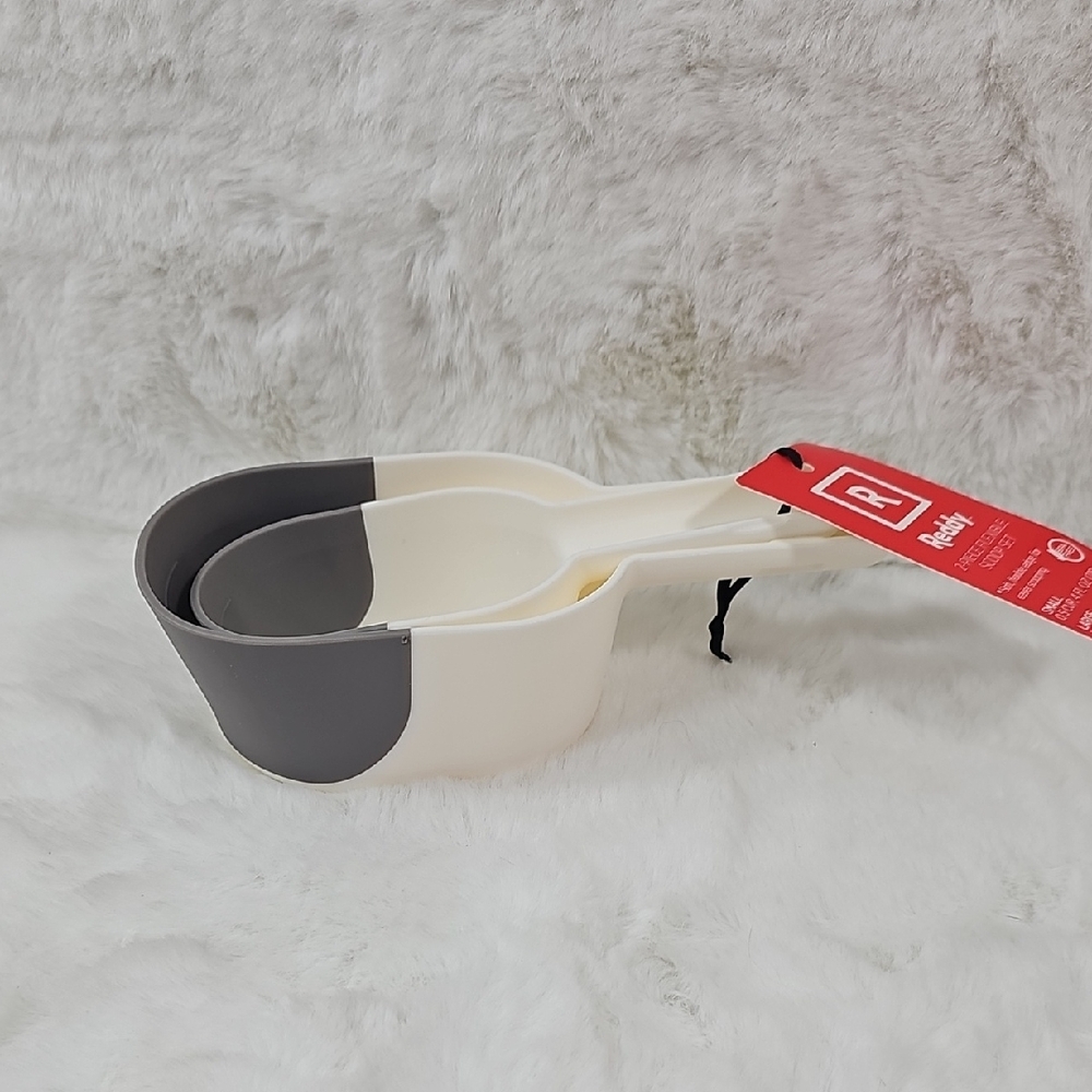 Reddy 2 Piece Flexible Scoop Set white & gray